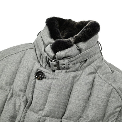 MOORER "SIRO - L" カシミヤ混ウール ダブルブレストダウンジャケット｜420398｜GUARDAROBA MILANO OFFICIAL STORE