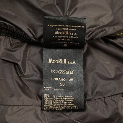 MOORER “SORANO-UR” シープレザー100% スエードレザーブルゾン ベージュ(GESSO) 46 | GUARDAROBA MILANO OFFICIAL STORE