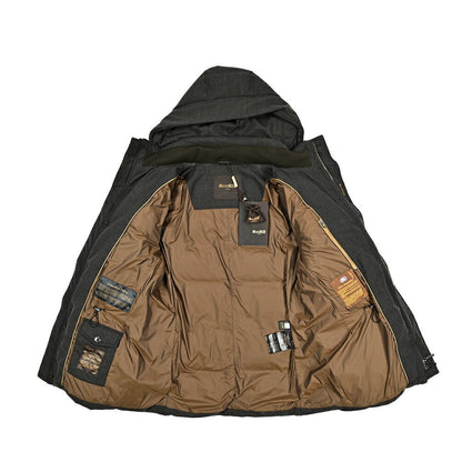 MOORER "SP - PHILIP - PE" ヴァージンウール 着脱可能フード付きダウンジャケット｜418180 - 46｜GUARDAROBA MILANO OFFICIAL STORE