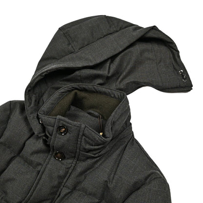 MOORER "SP - PHILIP - PE" ヴァージンウール 着脱可能フード付きダウンジャケット｜418180 - 46｜GUARDAROBA MILANO OFFICIAL STORE