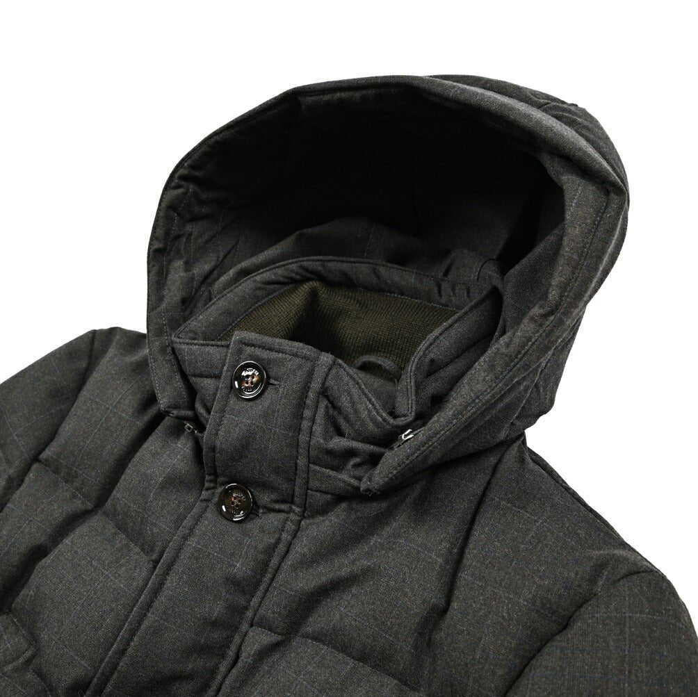 MOORER "SP - PHILIP - PE" ヴァージンウール 着脱可能フード付きダウンジャケット｜418180 - 46｜GUARDAROBA MILANO OFFICIAL STORE