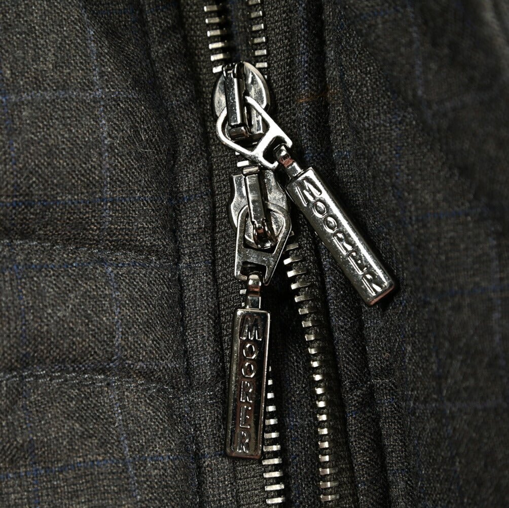 MOORER "SP - PHILIP - PE" ヴァージンウール 着脱可能フード付きダウンジャケット｜418180 - 46｜GUARDAROBA MILANO OFFICIAL STORE