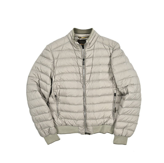 MOORER "STARUSS - S3" ストレッチナイロン スタンドカラーライトダウンジャケット / ACQUA RESISTANT(撥水)｜418259｜GUARDAROBA MILANO OFFICIAL STORE