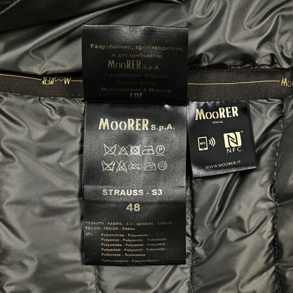 MOORER STRAUSS - S3 スタンドカラーライトダウンジャケット / ACQUA RESISTANT(撥水)｜418260｜GUARDAROBA MILANO OFFICIAL STORE