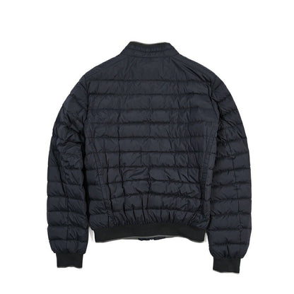 MOORER “STRAUSS-S3” 高機能ストレッチナイロン スタンドカラーダウンブルゾン / ACQUA RESISTANT(撥水) ダークネイビー(DARK BLU) 48 | GUARDAROBA MILANO OFFICIAL STORE