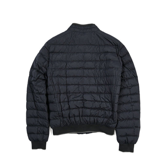 MOORER “STRAUSS-S3” 高機能ストレッチナイロン スタンドカラーダウンブルゾン / ACQUA RESISTANT(撥水) ダークネイビー(DARK BLU) 48 | GUARDAROBA MILANO OFFICIAL STORE