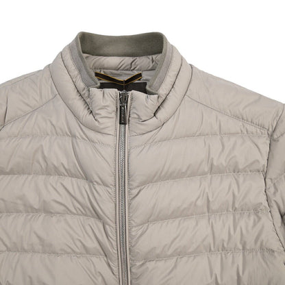 MOORER “STRAUSS-S3” 高機能ストレッチナイロン ダウンブルゾン / ACQUA RESISTANT(撥水) グレー(PEARL) 48 | GUARDAROBA MILANO OFFICIAL STORE