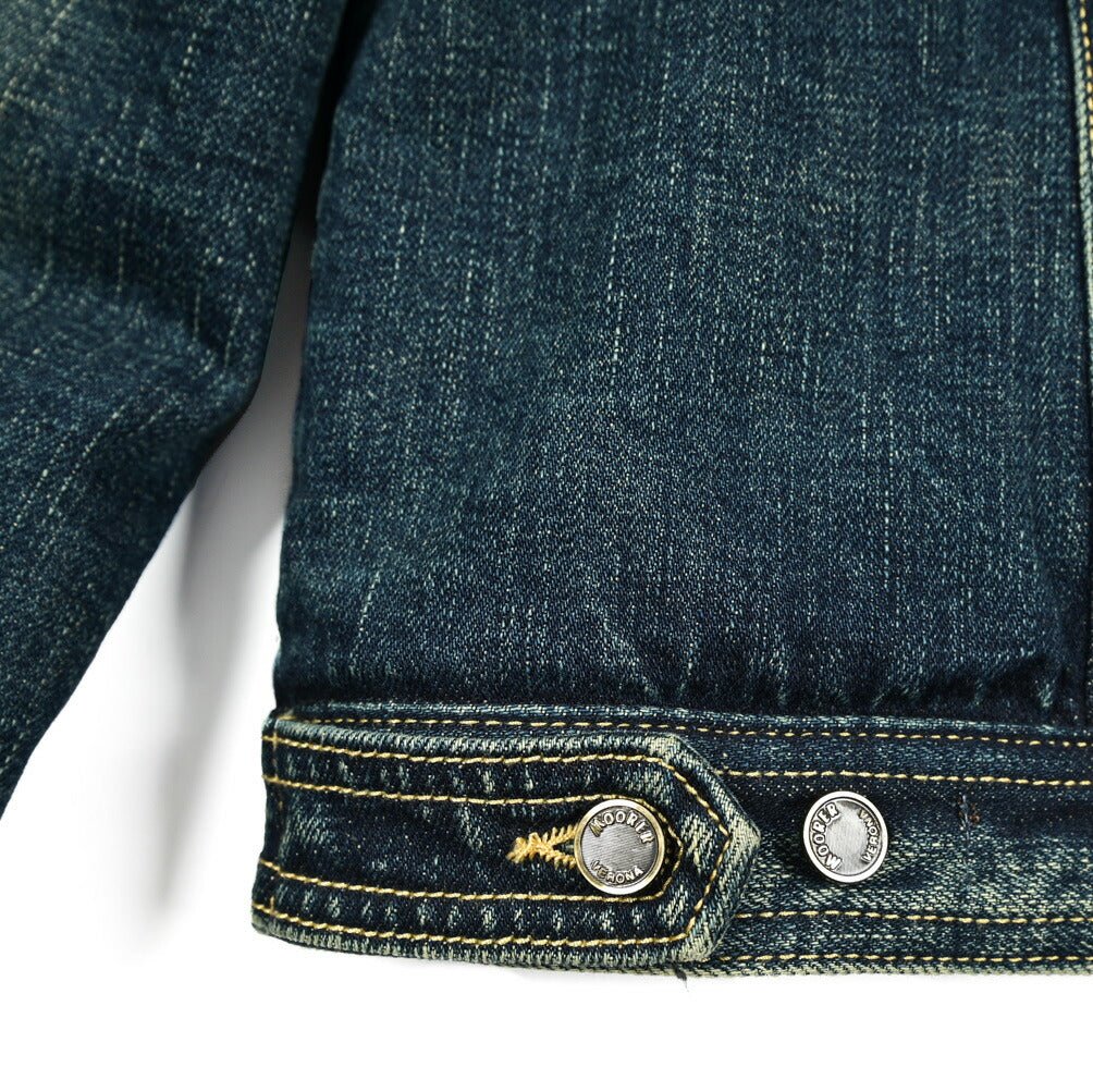 MOORER "TABURNO - 104" ストレッチデニム ボアカラーダウンジャケット｜420310 - 48｜GUARDAROBA MILANO OFFICIAL STORE