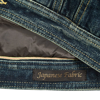 MOORER "TABURNO - 104" ストレッチデニム ボアカラーダウンジャケット｜420310 - 48｜GUARDAROBA MILANO OFFICIAL STORE