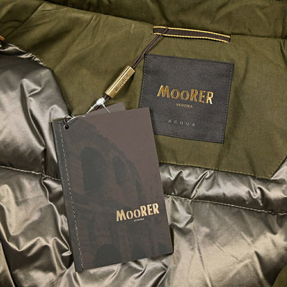 MOORER "TED - S1" ポリエステル混コットン ダウンコートフーディー / ACQUA RESISTANT(撥水)｜420443 - 46｜GUARDAROBA MILANO OFFICIAL STORE