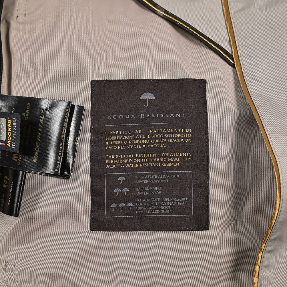 MOORER TORINO - WK ポリエステル100% フード付きコート / ACQUA RESISTANT(撥水)｜436048｜GUARDAROBA MILANO OFFICIAL STORE