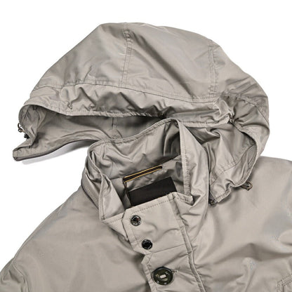 MOORER TORINO - WK ポリエステル100% フード付きスタンドカラーコート / ACQUA RESISTANT(撥水)｜436822-46｜GUARDAROBA MILANO OFFICIAL STORE