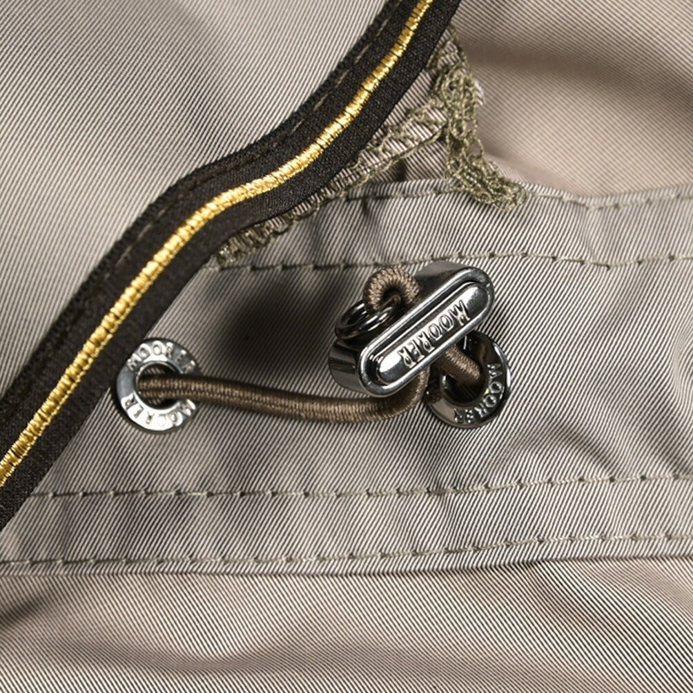 MOORER TORINO - WK ポリエステル100% フード付きスタンドカラーコート / ACQUA RESISTANT(撥水)｜436822-46｜GUARDAROBA MILANO OFFICIAL STORE