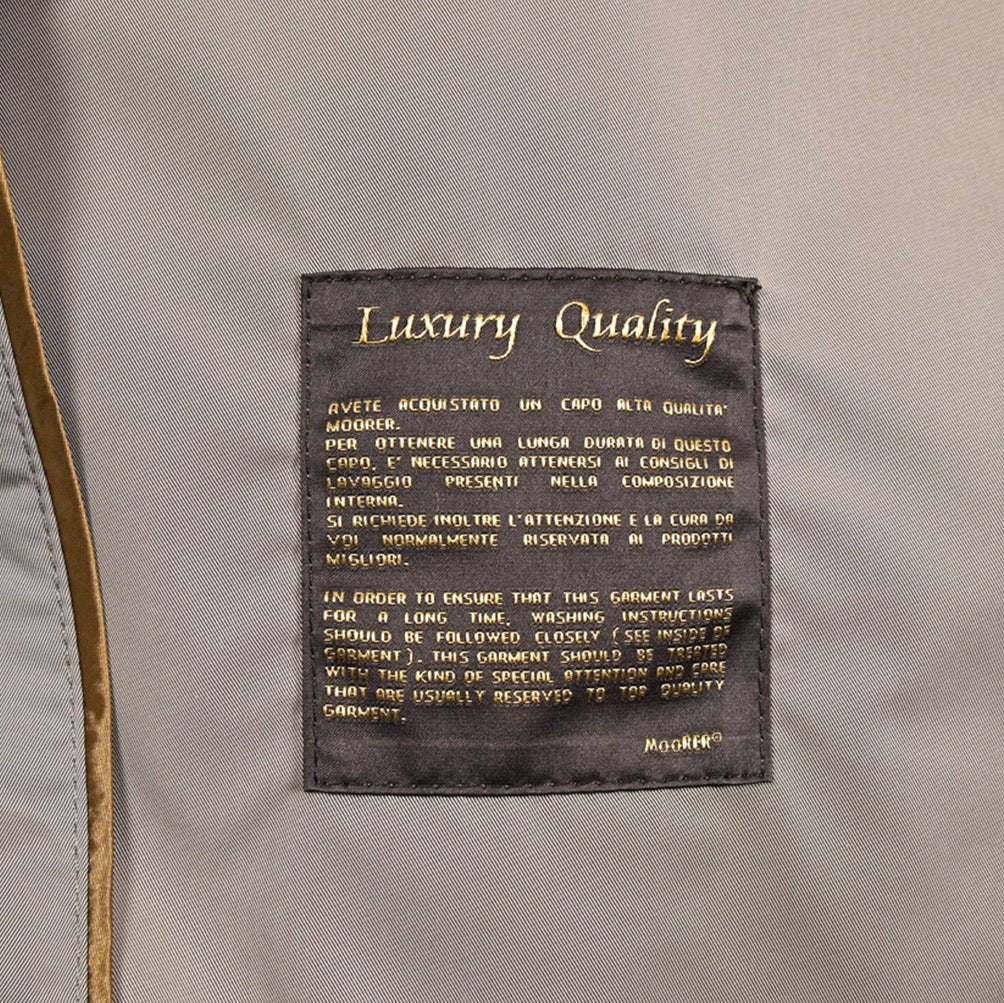MOORER TORINO - WK ポリエステル100% フード付きスタンドカラーコート / ACQUA RESISTANT(撥水)｜436822-46｜GUARDAROBA MILANO OFFICIAL STORE