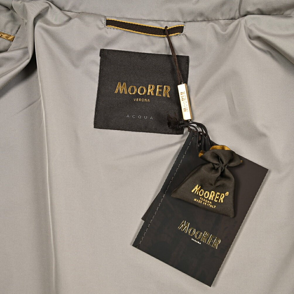 MOORER TORINO - WK ポリエステル100% フード付きスタンドカラーコート / ACQUA RESISTANT(撥水)｜436822-46｜GUARDAROBA MILANO OFFICIAL STORE