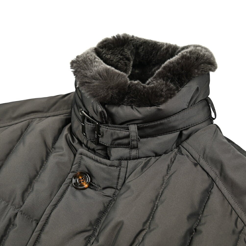 MOORER "VALENTE - KM" ポリエステル100% スタンドカラーダウンコート｜420494｜GUARDAROBA MILANO OFFICIAL STORE