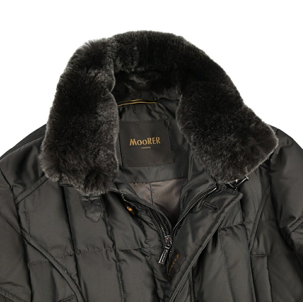 MOORER "VALENTE - KM" ポリエステル100% スタンドカラーダウンコート｜420494｜GUARDAROBA MILANO OFFICIAL STORE