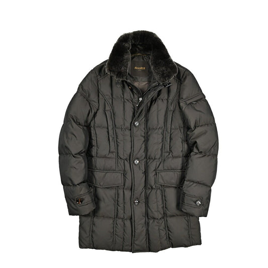 MOORER "VALENTE - KM" ポリエステル100% スタンドカラーダウンコート｜420494｜GUARDAROBA MILANO OFFICIAL STORE