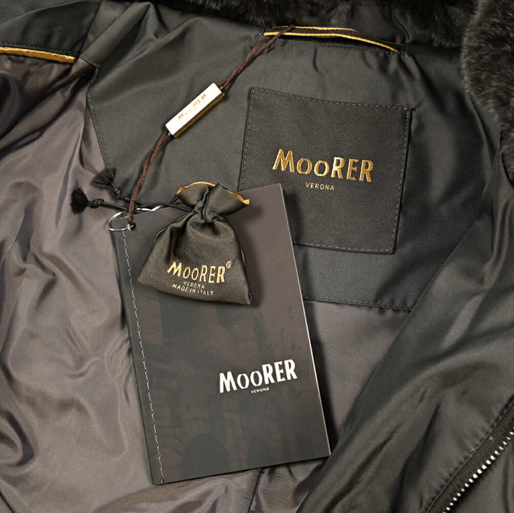 MOORER "VALENTE - KM" ポリエステル100% スタンドカラーダウンコート｜420494｜GUARDAROBA MILANO OFFICIAL STORE