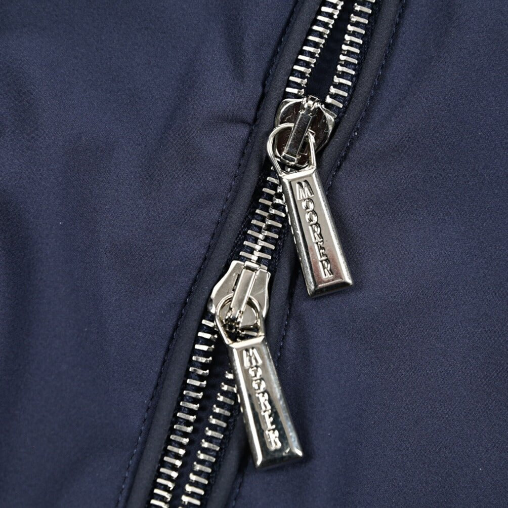 MOORER VANGI - KN ストレッチナイロン シングルライダースナイロンジャケット / ACQUA RESISTANT(撥水)｜435852-50｜GUARDAROBA MILANO OFFICIAL STORE
