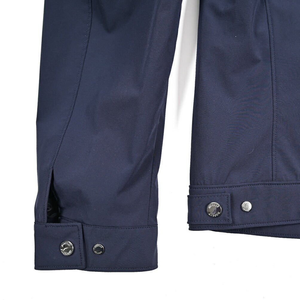 MOORER VANGI - KN ストレッチナイロン シングルライダースナイロンジャケット / ACQUA RESISTANT(撥水)｜435852-50｜GUARDAROBA MILANO OFFICIAL STORE