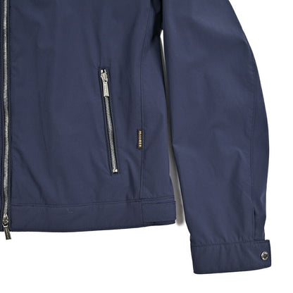 MOORER VANGI - KN ストレッチナイロン シングルライダースナイロンジャケット / ACQUA RESISTANT(撥水)｜435852-50｜GUARDAROBA MILANO OFFICIAL STORE