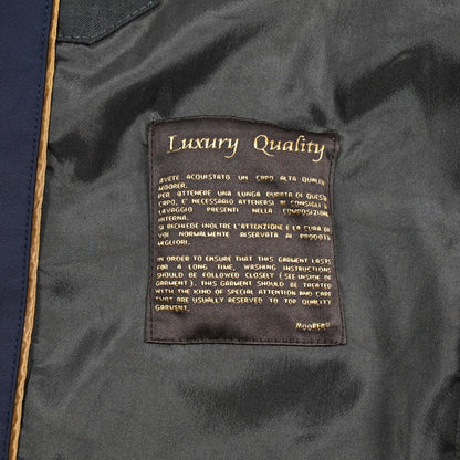 MOORER VANGI - KN ストレッチナイロン シングルライダースナイロンジャケット / ACQUA RESISTANT(撥水)｜435852-50｜GUARDAROBA MILANO OFFICIAL STORE