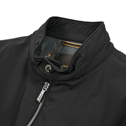 MOORER VANGI - KN ストレッチナイロン シングルライダースジャケット / ACQUA RESISTANT(撥水)｜435970-48｜GUARDAROBA MILANO OFFICIAL STORE