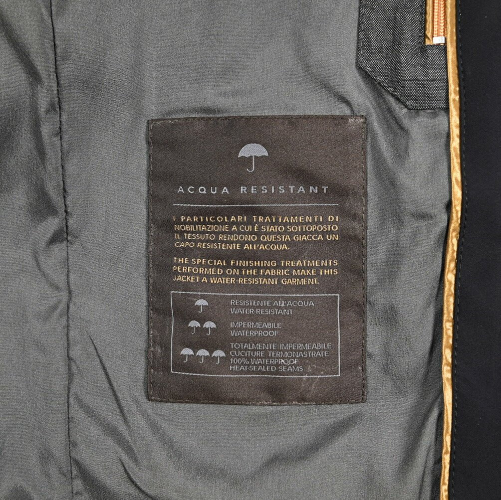 MOORER VANGI - KN ストレッチナイロン シングルライダースジャケット / ACQUA RESISTANT(撥水)｜435973-50｜GUARDAROBA MILANO OFFICIAL STORE