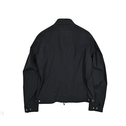MOORER VANGI - KN ストレッチナイロン シングルライダースジャケット / ACQUA RESISTANT(撥水)｜435973-50｜GUARDAROBA MILANO OFFICIAL STORE
