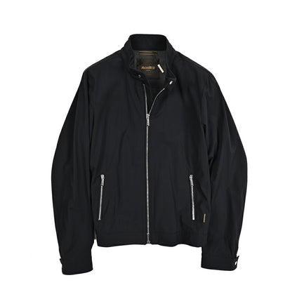 MOORER VANGI - KN ストレッチナイロン シングルライダースジャケット / ACQUA RESISTANT(撥水)｜435973-50｜GUARDAROBA MILANO OFFICIAL STORE