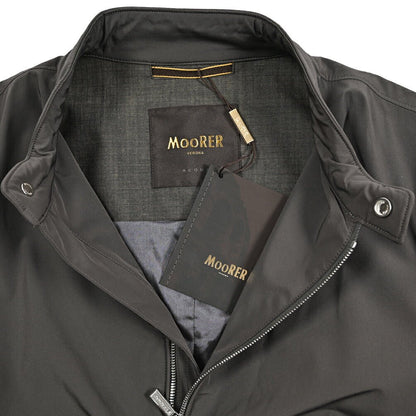 MOORER VANGI - KN ストレッチナイロン シングルライダースジャケット / ACQUA RESISTANT(撥水)｜436071｜GUARDAROBA MILANO OFFICIAL STORE