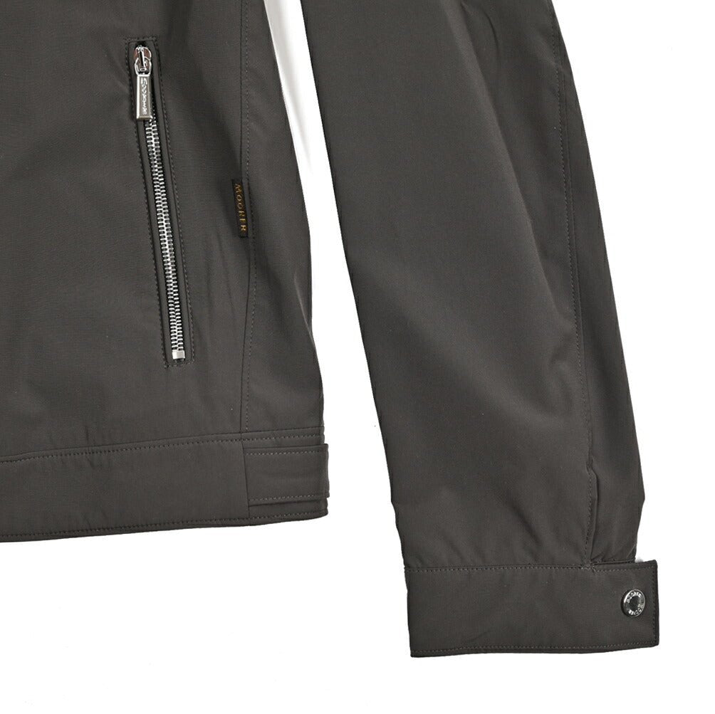 MOORER VANGI - KN ストレッチナイロン シングルライダースジャケット / ACQUA RESISTANT(撥水)｜436071｜GUARDAROBA MILANO OFFICIAL STORE