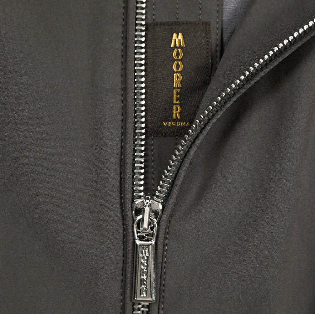 MOORER VANGI - KN ストレッチナイロン シングルライダースジャケット / ACQUA RESISTANT(撥水)｜436071｜GUARDAROBA MILANO OFFICIAL STORE