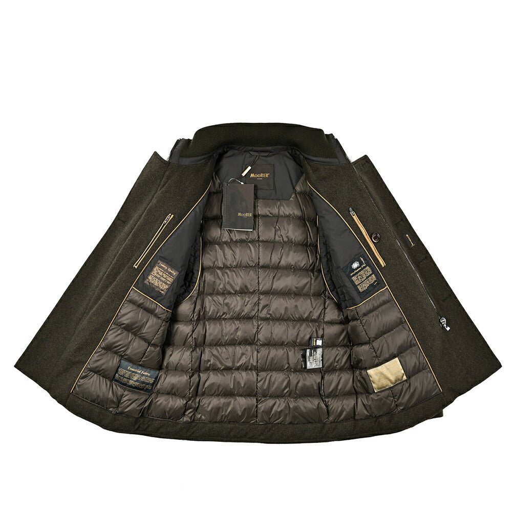 MOORER "VELIO - CS" カシミヤ100% ダブルブレストダウンジャケット｜418228｜GUARDAROBA MILANO OFFICIAL STORE
