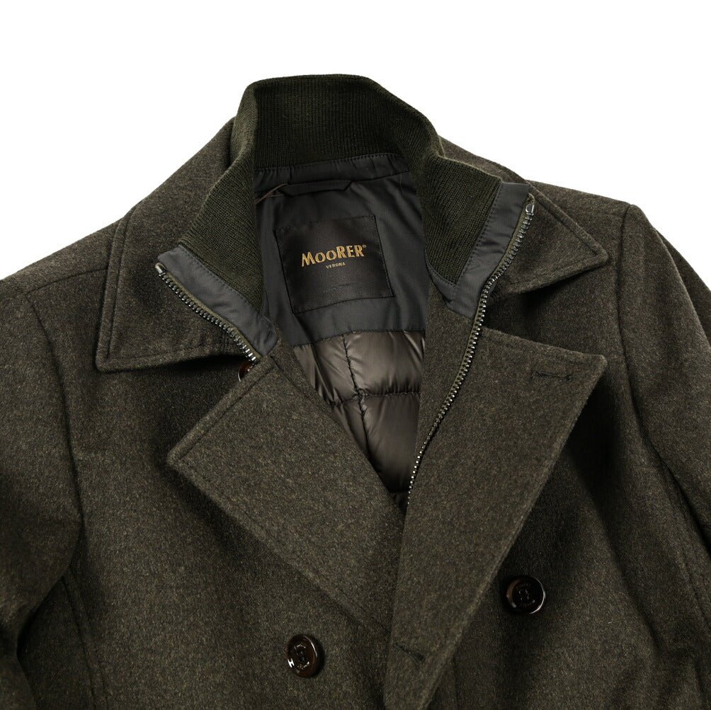 MOORER "VELIO - CS" カシミヤ100% ダブルブレストダウンジャケット｜418228｜GUARDAROBA MILANO OFFICIAL STORE