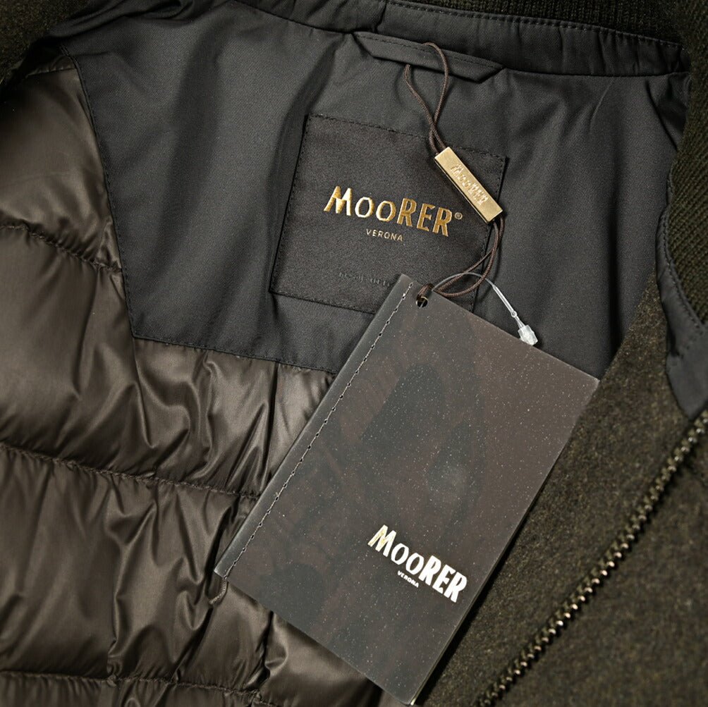 MOORER "VELIO - CS" カシミヤ100% ダブルブレストダウンジャケット｜418228｜GUARDAROBA MILANO OFFICIAL STORE