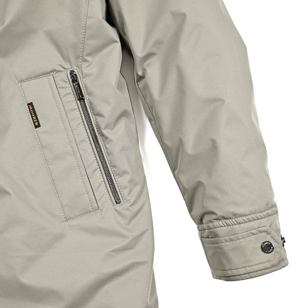 MOORER "VERMONT - ADS" ポリエステル混 着脱可能フード付きダウンコート / ACQUA PROOF (防水)｜417765 - 46｜GUARDAROBA MILANO OFFICIAL STORE