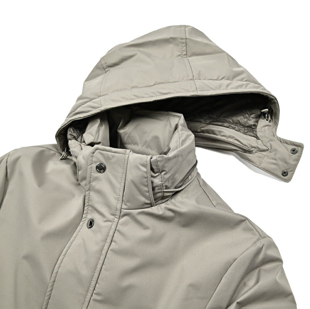 MOORER "VERMONT - ADS" ポリエステル混 着脱可能フード付きダウンコート / ACQUA PROOF (防水)｜417765 - 46｜GUARDAROBA MILANO OFFICIAL STORE