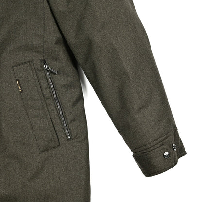 MOORER "VERMONT - FUR - LL" カシミヤ混ウール ファーフード付きダウンコート｜420325｜GUARDAROBA MILANO OFFICIAL STORE