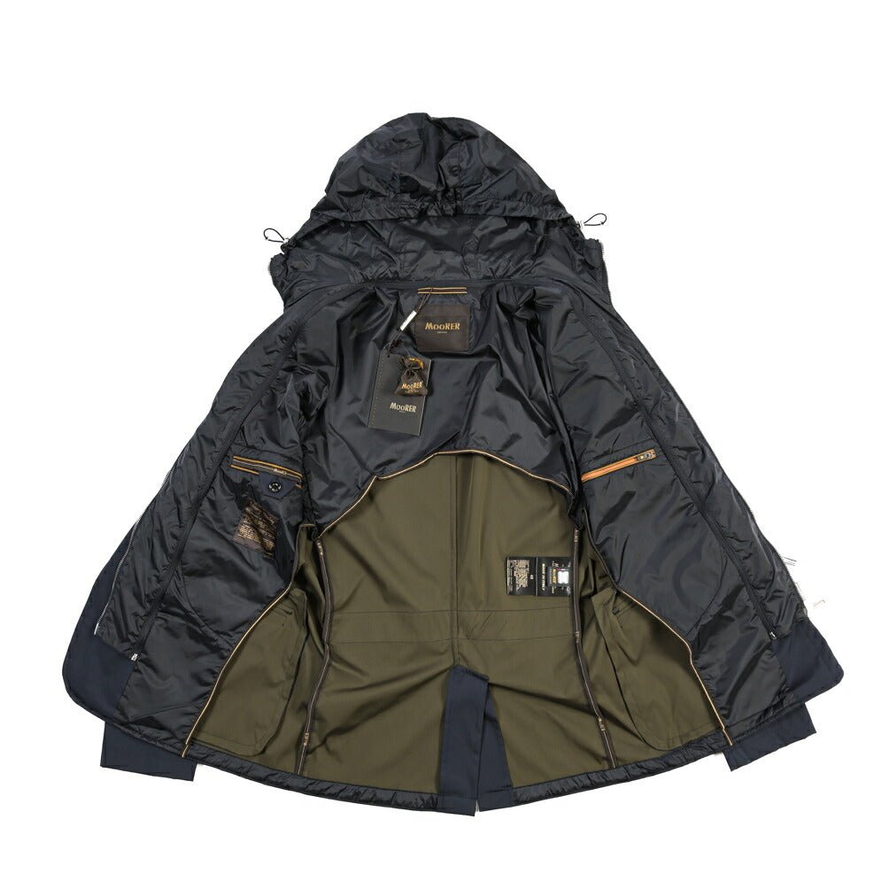 MOORER “VESPUCCI-TJ” 着脱可能フロントライナー付き ライトジャケット ネイビー(DARK BLU) 48 | GUARDAROBA MILANO OFFICIAL STORE