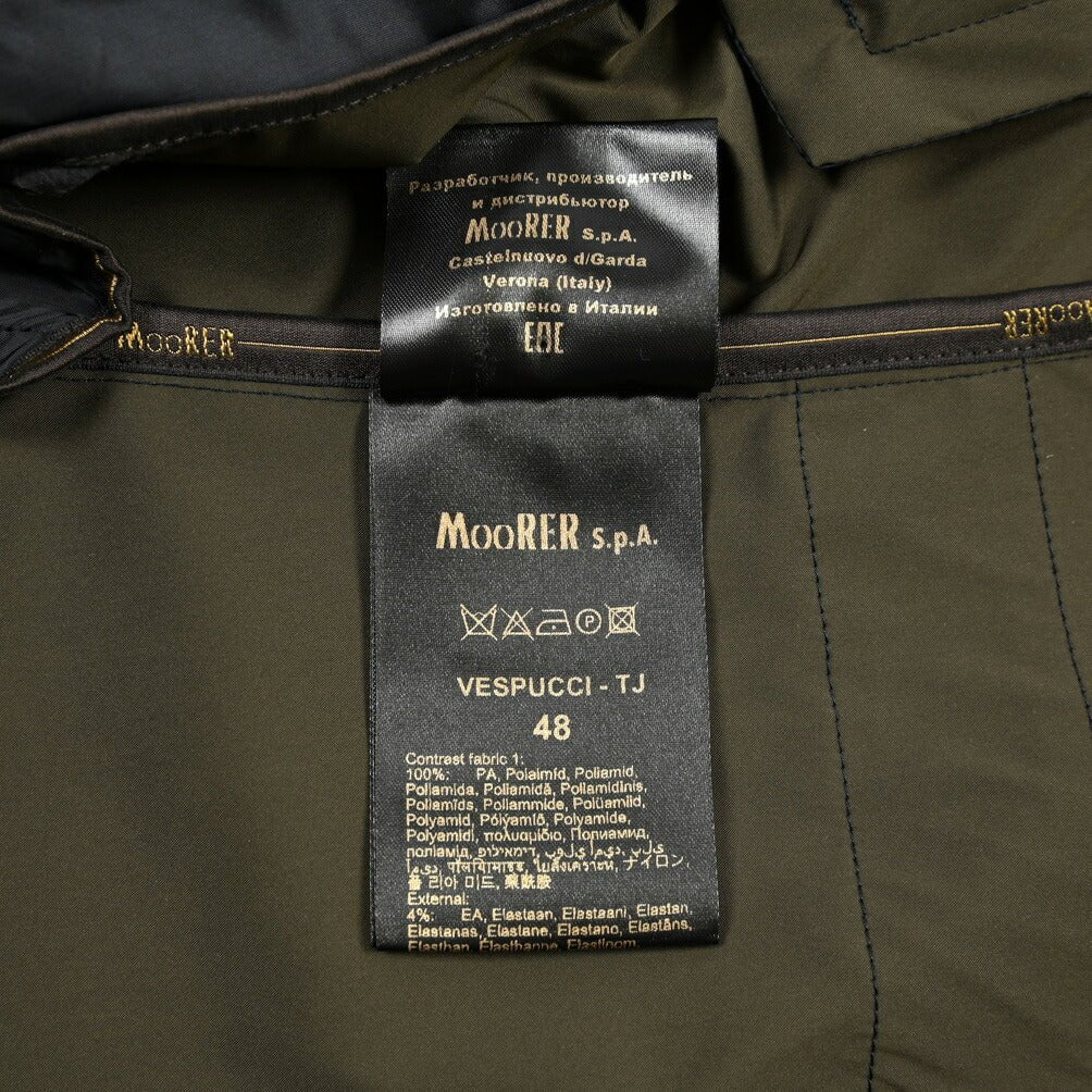 MOORER “VESPUCCI-TJ” 着脱可能フロントライナー付き ライトジャケット ネイビー(DARK BLU) 48 | GUARDAROBA MILANO OFFICIAL STORE