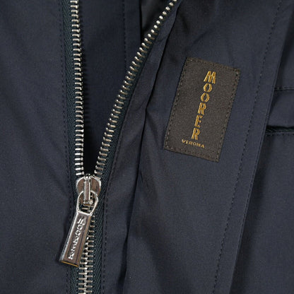 MOORER “VESPUCCI-TJ” 着脱可能フロントライナー付き ライトジャケット ネイビー(DARK BLU) 48 | GUARDAROBA MILANO OFFICIAL STORE