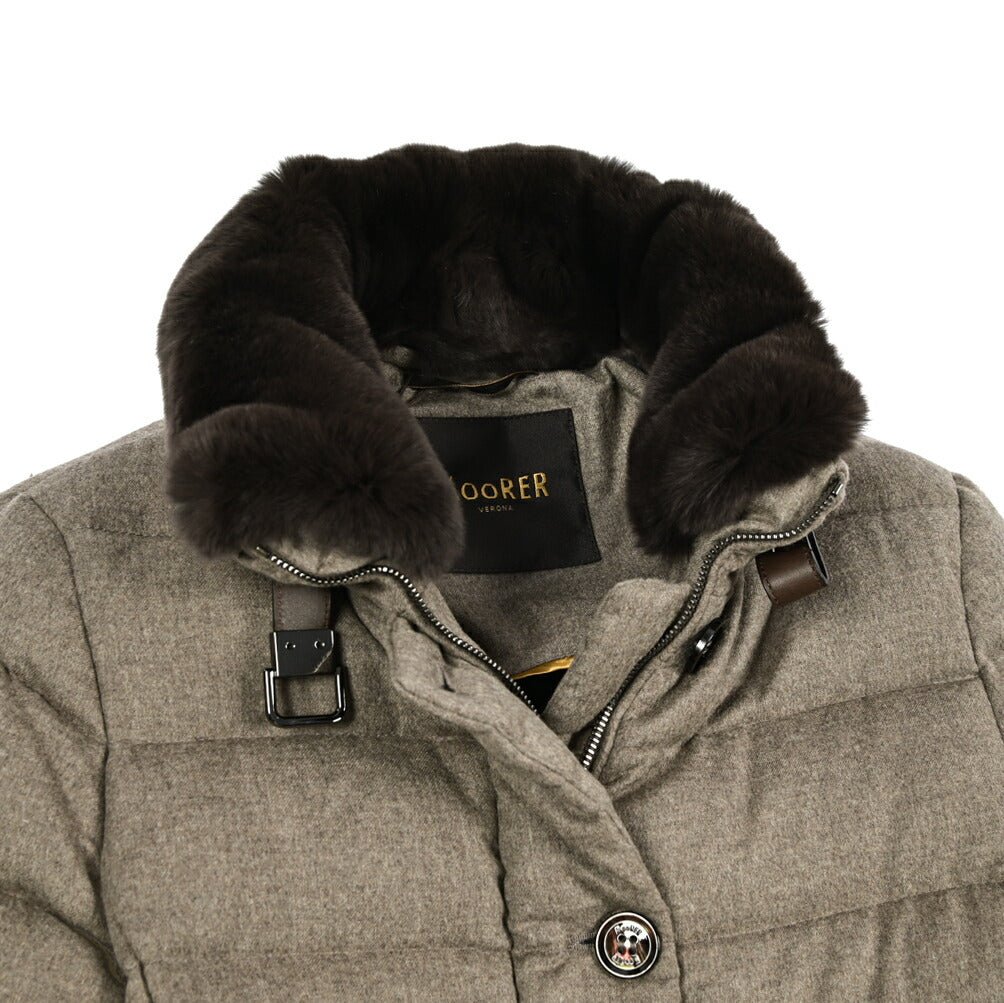 《レディース》MOORER "VETIVER - IL" カシミヤ100% スタンドカラーダウンコート｜420424｜GUARDAROBA MILANO OFFICIAL STORE