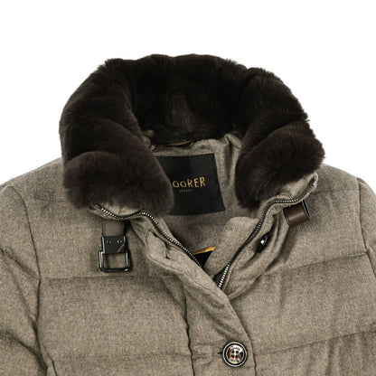 《レディース》MOORER "VETIVER - IL" カシミヤ100% スタンドカラーダウンコート｜420424｜GUARDAROBA MILANO OFFICIAL STORE
