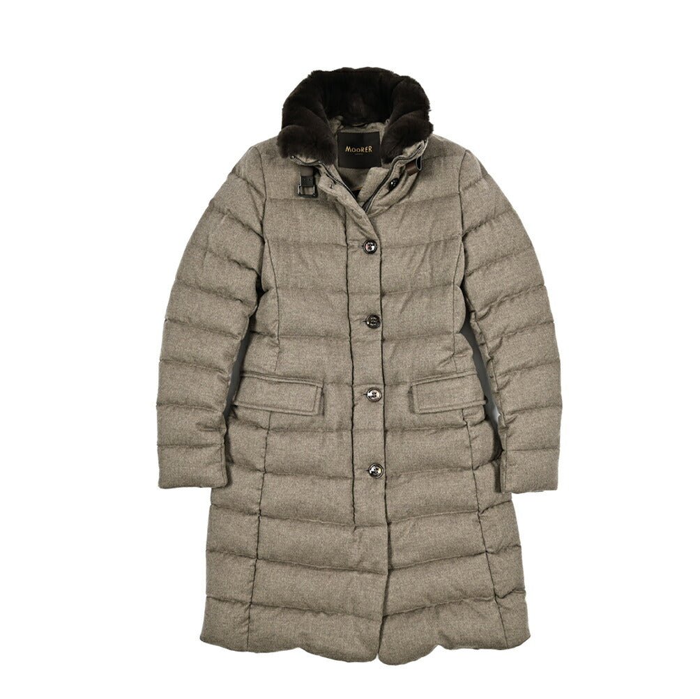 《レディース》MOORER "VETIVER - IL" カシミヤ100% スタンドカラーダウンコート｜420424｜GUARDAROBA MILANO OFFICIAL STORE
