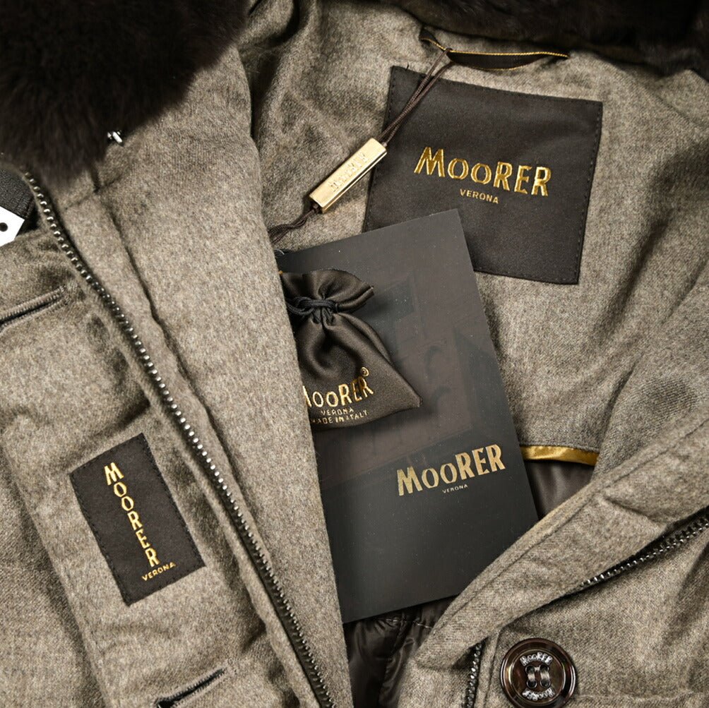 《レディース》MOORER "VETIVER - IL" カシミヤ100% スタンドカラーダウンコート｜420424｜GUARDAROBA MILANO OFFICIAL STORE