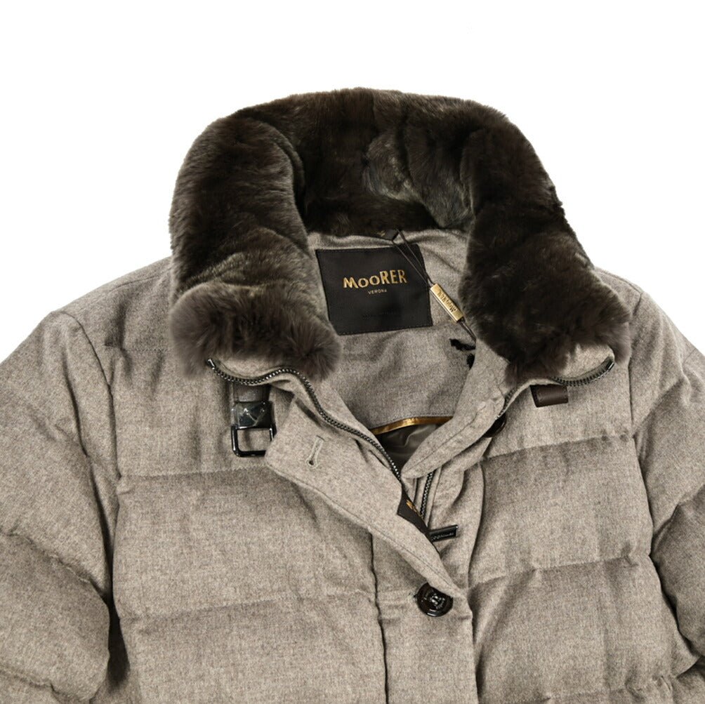 《レディース》MOORER "VETIVER - IL" カシミヤ100% スタンドカラーダウンコート｜420425｜GUARDAROBA MILANO OFFICIAL STORE