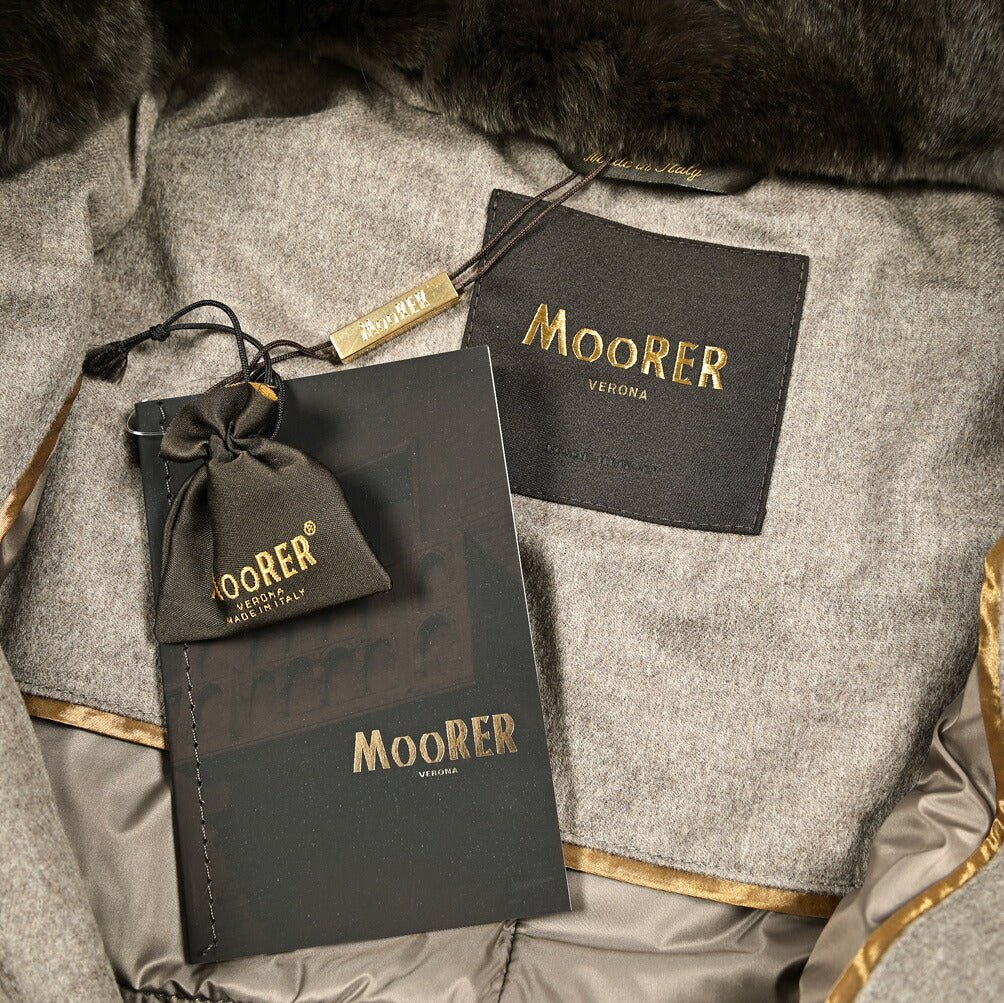 《レディース》MOORER "VETIVER - IL" カシミヤ100% スタンドカラーダウンコート｜420425｜GUARDAROBA MILANO OFFICIAL STORE