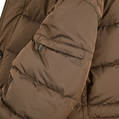 MOORER "VINCENT - KM" ポリエステル100% ファーフード付きダウンジャケット｜420502｜GUARDAROBA MILANO OFFICIAL STORE
